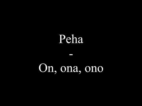 Peha - On, ona, ono (Text, Lyrics)