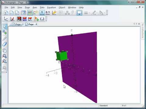 Mr Barton's Autograph Video 36 - Reflections and Rotations in 3D