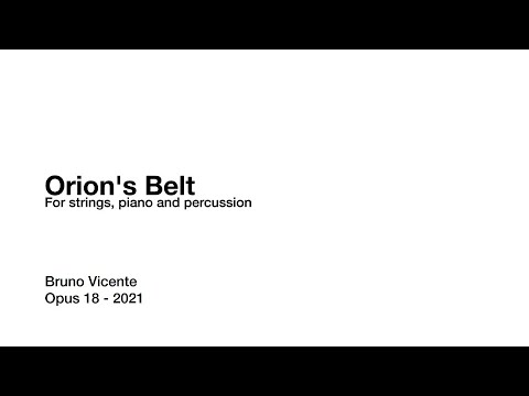 Bruno Vicente - Orion's Belt (Opus 18)