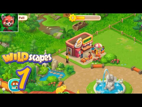 Wildscapes Walkthrough Gameplay - Part 1 ( Android / IOS)