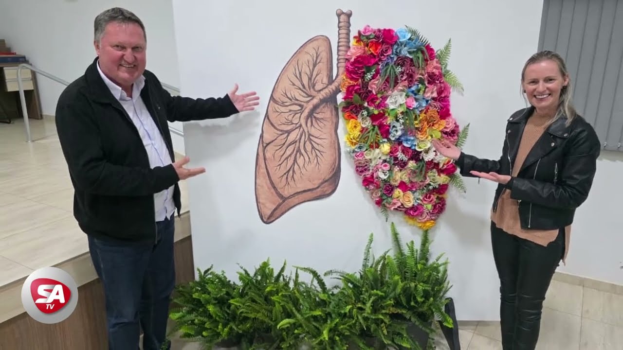 Grande público acompanha palestra sobre saúde pulmonar em São João do Oeste