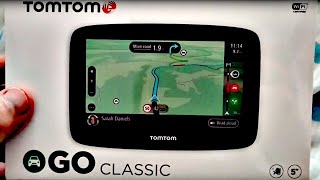 TomTom GO-Classic-Autonavigationsgerät, 6 Zoll, EU-Karten, WLAN, integrierte umkehrbare Halterung!