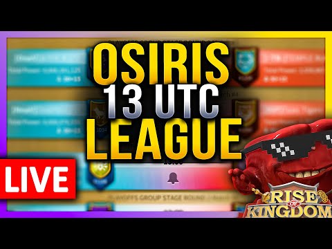 Osiris League 13UTC Matches 🏆LIVE! 🔴 Playoffs Round3 - Rise of Kingdoms