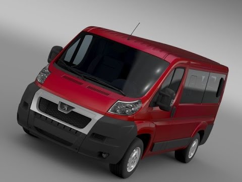 3D Model Peugeot Boxer Window Van L1H1 2006-2014 3D Model at 3DExport.com