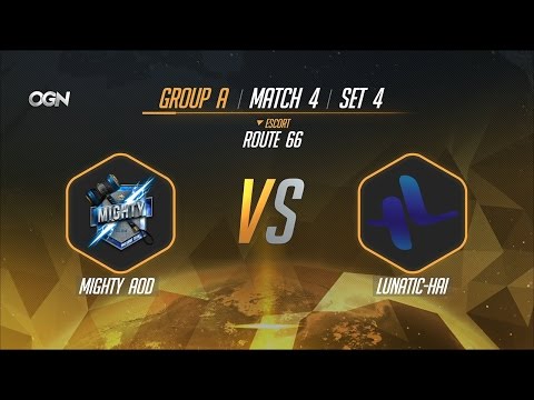 OGN Apex Group A Mighty AOD VS LUNATIC-HAI Map 4