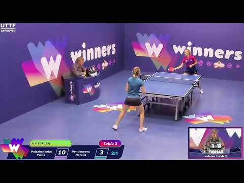 Winners League  10.09.21 Palazhchenko Yuliia - Vynokurova Natalia  20:00