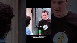 Sheldon and Leonard's first meeting