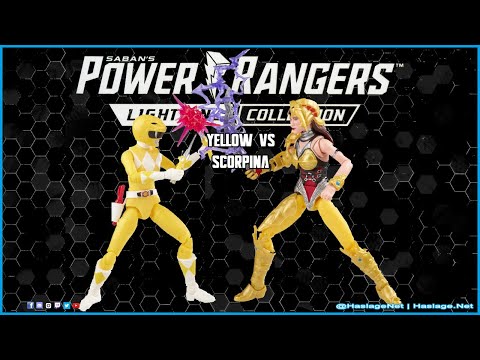 #MMPR Power Rangers Lightning Collection Mighty Morphin' Yellow Ranger VS Scorpina | HNE Toys