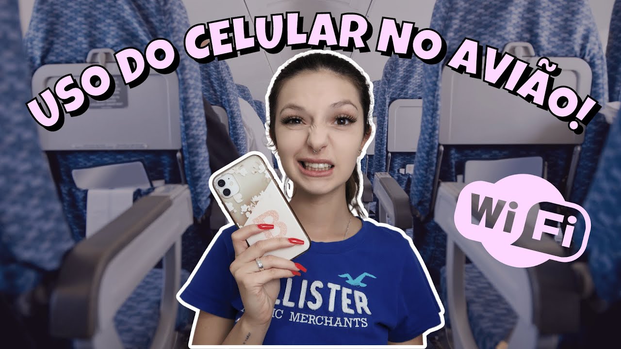 PODE MEXER NO CELULAR DURANTE O VOO?