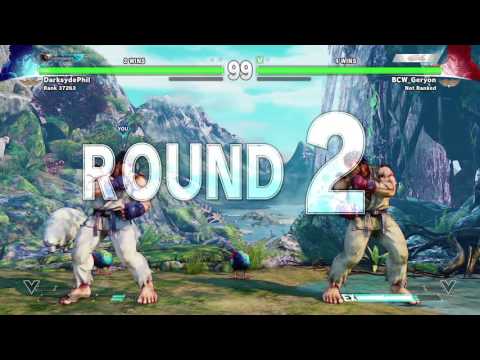 SFV 1st Online Play pt16: Ryu vs. Ryu, Again!!