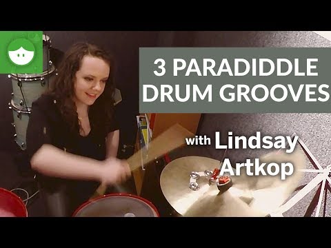 3 Paradiddle Drum Grooves with Lindsay Artkop