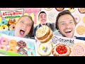 Tasting VIRAL Celebrity Foods! CRUMBL COOKIES and KRISPY KREME New Easter Menu Items!!!