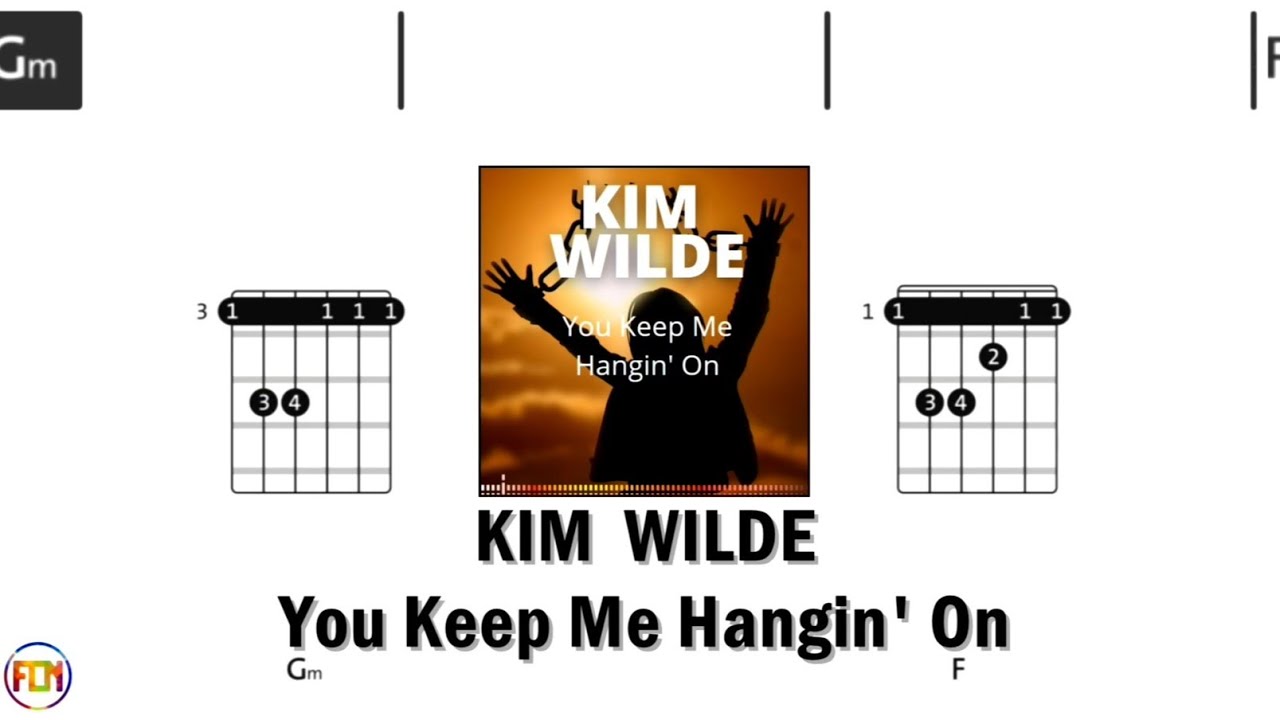 KIM WILDE - You Keep Me Hangin' On | Scrolling Guitar Chords & Lyrics