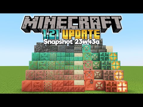 EPIC FIND: NEW Copper & Tuff Blocks in Minecraft 1.21 Update!