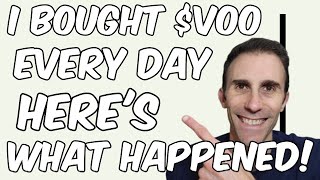 I Invested in $VOO for 396 STRAIGHT DAYS and THIS HAPPENED... 😱 BIG Update... Did I CROSS $25,000? 💰