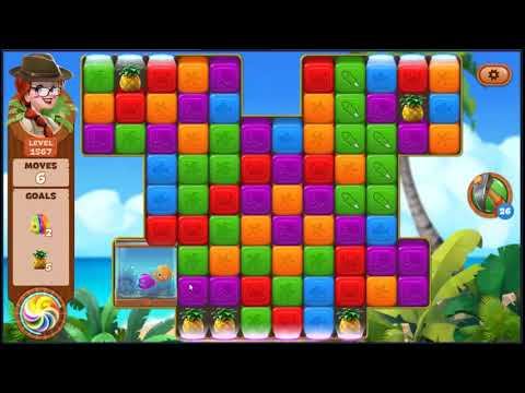 Lost Island Blast Adventure Level 1567 - NO BOOSTERS 🏝️ | SKILLGAMING ✔️