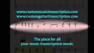 Nightingale Sang in Berkeley Square | Brian Setzer | Custom Guitar Transcription