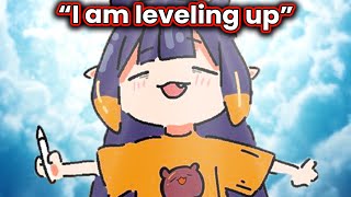 Ina is so tired, she unlocked a new skill