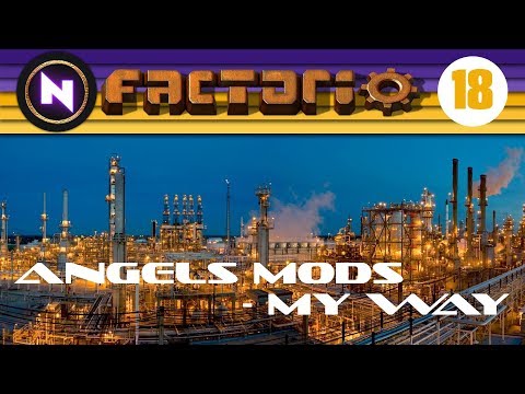 Factorio 0.15 - Angels Mods, My Way - E21 FIRST TRAIN SCHEDULE