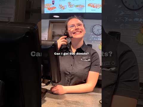 I bought a bunch of donuts and gave them out 🥹❤️