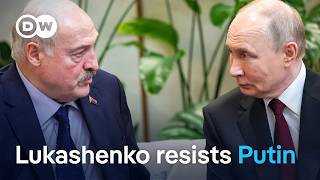 Belarus halts Russian drone systems amid pressure from Moscow | DW News