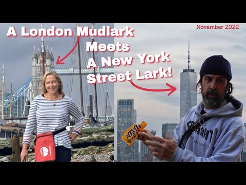 A London Mudlark meets a  New York StreetLark - The Streets of New York City are Bobby Puleo's River
