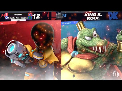 SC 2021 Arcadian - lolyoshi (Mii Gunner) VS Krocksucker (King. K Rool) - SSBU Pools A