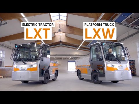 Electric-Tractor and Platform Truck  LXT 120-350 and LXW 20-30 - Efficiency in action