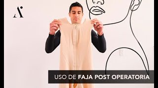¿CÓMO USAR LA FAJA POST OPERATORIA (HOMBRE)