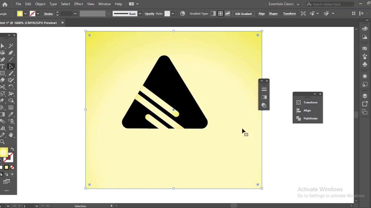 How to create best professional attractive logo with slogan in adobe illustrator in graphic bakery