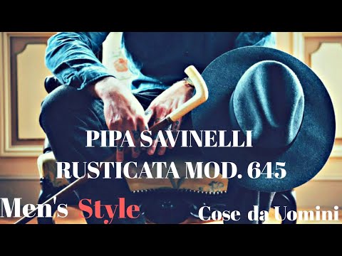 PIPA SAVINELLI DOLOMITI RUSTICATA MODELLO 645