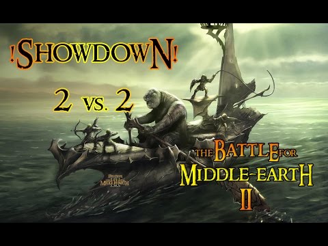 BFME2 Online 2v2 ! SHOWDOWN ! [Men/Dwarves vs. Elves/Mordor]