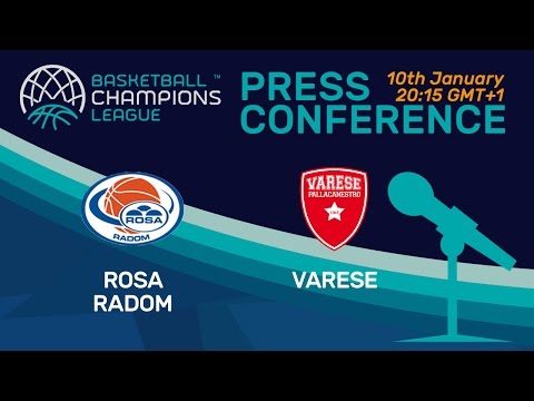 Rosa Radom v Varese - Press Conference - Basketball Champions League