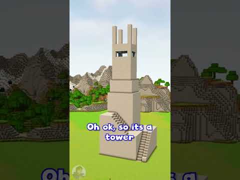 Epic Medieval Tower Build Tutorial in Minecraft #shorts
