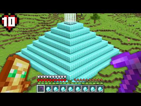 Minecraft'ta Elmas DÜNYA REKORU Kırdım | Hardcore 10