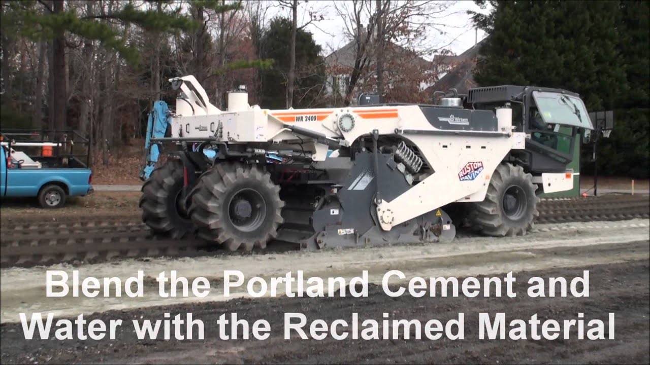 Full Depth Reclamation with Portland Cement Stabilization - Chapel Hill Country Club
