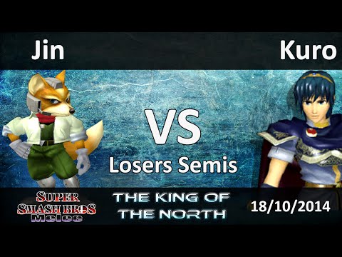 KoTN - Melee - Jin (Fox) vs Kuro (Marth) - Losers Semis