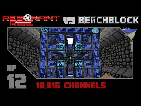 Minecraft Resonant Rise VS BeachBlock E12 - 18,816 Channel Applied Energistics Controller