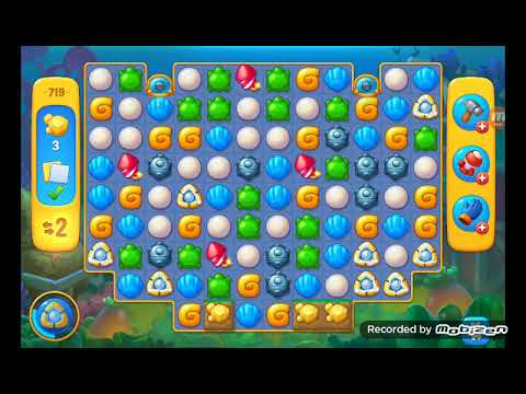 Blasted on Fishdom Level 719