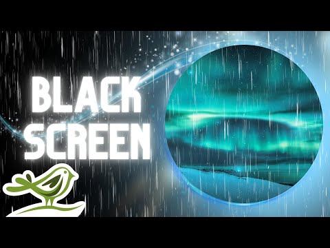 [NO ADS] Frozen in Time | Rain Sounds & Deep Sleep Music with Black Screen by Peder B. Helland