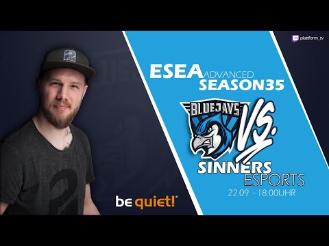 22.09.2020 | BLUEJAYS International vs. SINNERS Esports | de_overpass | ESEA Advanced | German Cast
