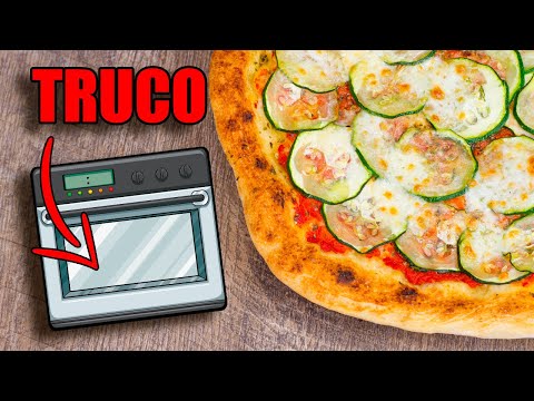 Masa de pizza casera con levadura fresca y truco horneado