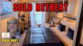 Upgraded to Obstructed Balcony Room #8057 on QM2 | Solo Traveler's Review | Cunard
