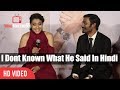 I Dont Known What He Said | Dhanush Funny Reaction On Reporter HIndi Question | VIP 2 Lalkar Trailer