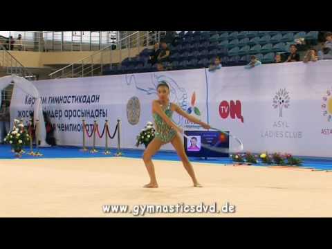 Aisha Izabekova (KGZ) - Junior 12 - Asian Championships Astana 2016
