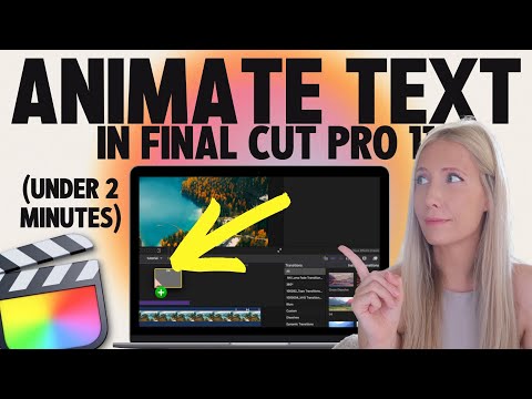 🎬 Tutorial: How to Animate Text in Final Cut Pro (Free No Plugins)