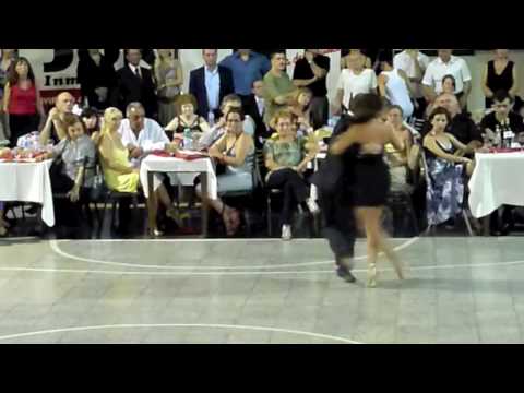 Sebastian Missé  and  Andrea Reyero  are  dancing  to  the  tango  "  Nada Mas  "