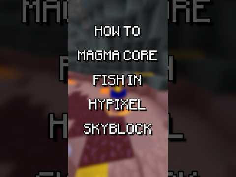 Magma Core Fishing in Hypixel SkyBlock #hypixelskyblock #minecraft #hypixel