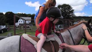 preview picture of video 'How High Horses Therapeutic Riding helps Special Needs, PTSD and Seniors'