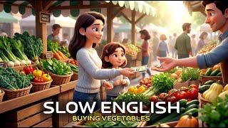 Buying Vegetables | Real-Life English Listening for Beginners (A1–A2)